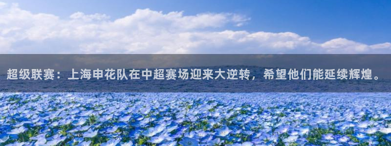超级联赛：上海申花队在中超赛场迎来大逆转，希望他们能延续辉煌