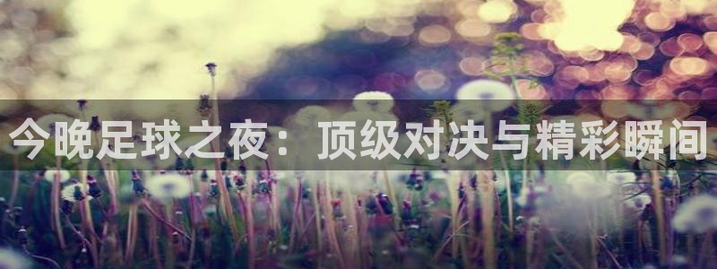 今晚足球之夜：顶级对决与精彩瞬间